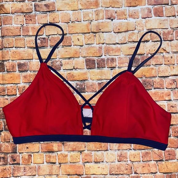 NWOT Red and Floral Bikini - Picture 4 of 6